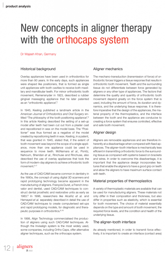 New Concepts in aligner therapy