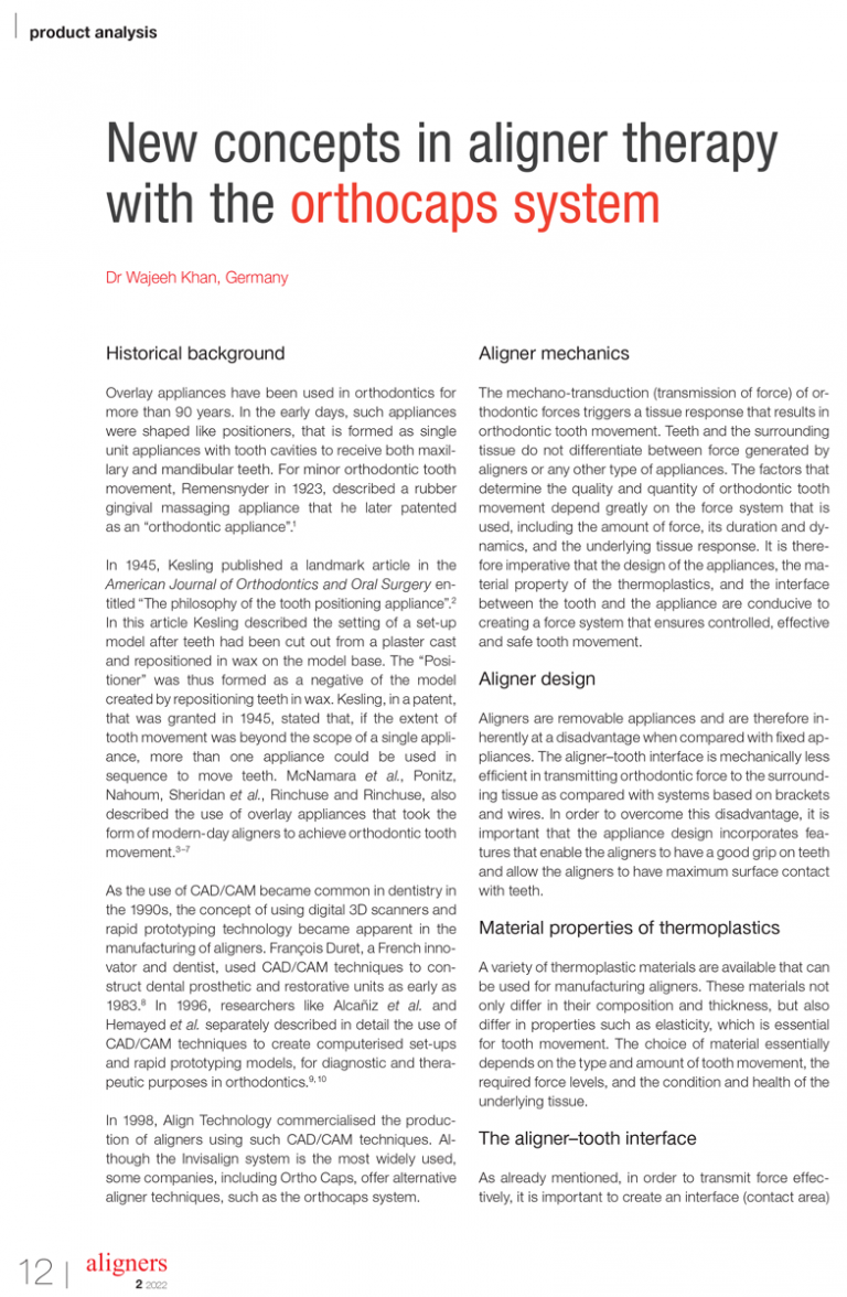 New Concepts in aligner therapy